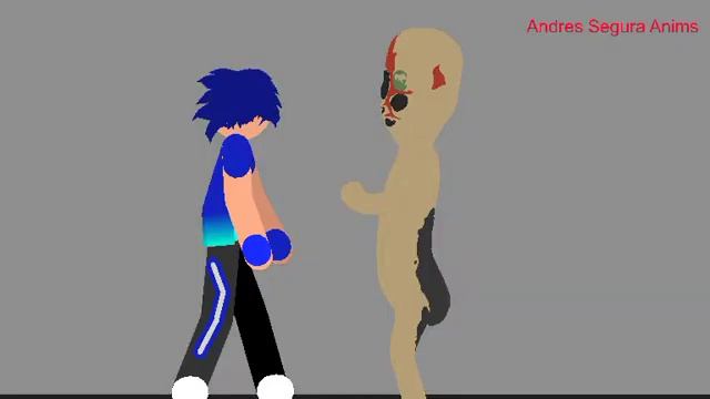 Peanut (SCP 173) striking again :v | Stick nodes animation смотреть онлайн