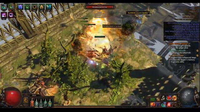 [Path of Exile 3.3]MI Skeleton build T10Map смотреть онлайн