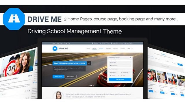 Driveme - Driving School WordPress Theme | Themeforest Website Templates and Themes смотреть онлайн