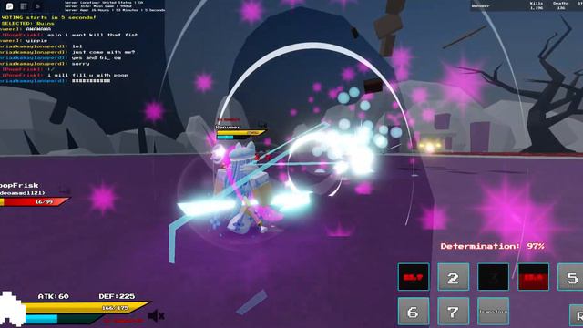 Roblox - Undertale Test Place Reborn - Undyne vs GT Chara (19) смотреть онлайн