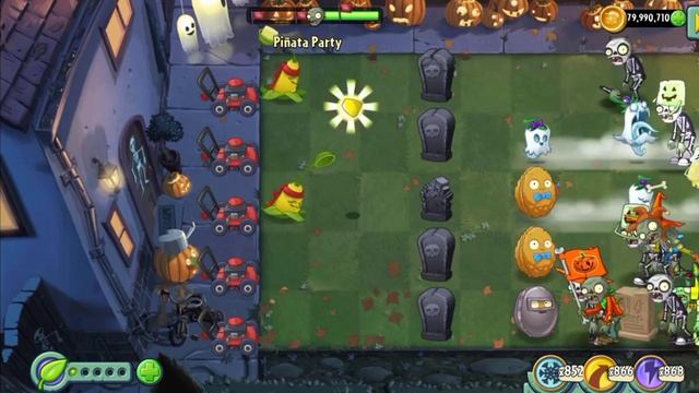 Plants vs zombes 2 | Piñata Party | 19.10.21 | Lawn of Doom - Day 1 смотреть онлайн