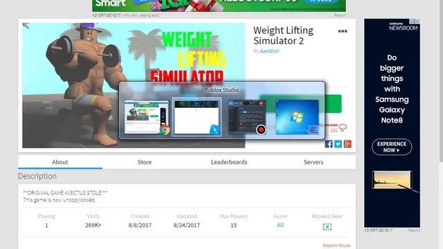 Roblox How to get Weight Lifting Simulator 2 (Uncopylocked) Not Click Bait Work 100% смотреть онлайн