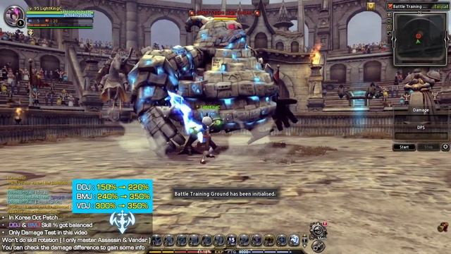 Inquisitor DDJ & BMJ Damage Test (post skill% balance) / Dragon Nest Korea (2021 October) смотреть онлайн
