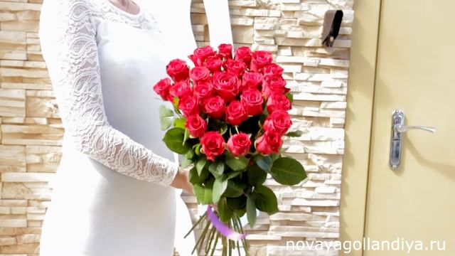 25 красных роз 