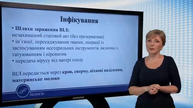 Профілактика ВІЛ/СНІДу та інших вірусних захворювань людини. Біологія 10 клас смотреть онлайн