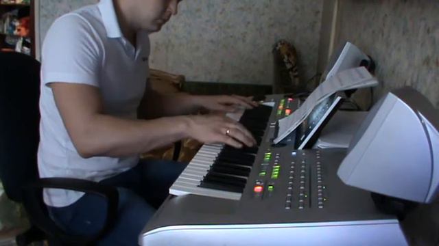 River Flows на синтезаторе Tyros 3.MPG смотреть онлайн