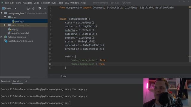 How to working with index in mongo from mongoengine in python - Python mongoengine tutorial смотреть онлайн