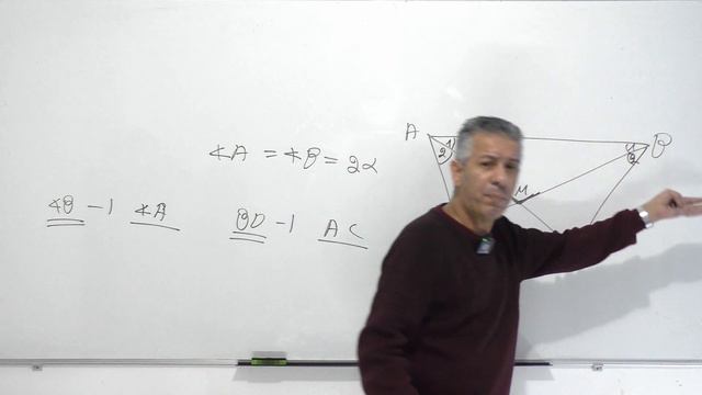 גיאומטריה כיתה ט-רמה רגילה.טרפז שווה שוקיים ומציאת זוויות. смотреть онлайн