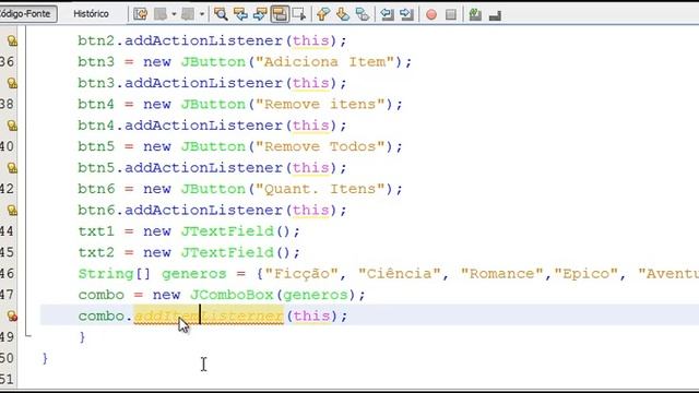 Java - Caixa de combo, seleção ComboBox смотреть онлайн