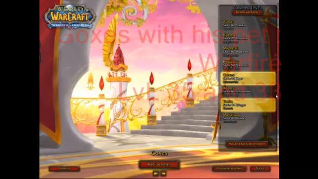 My Worl of Warcraft Charakters Patch 4.0.1 [ Vers.1 ] смотреть онлайн
