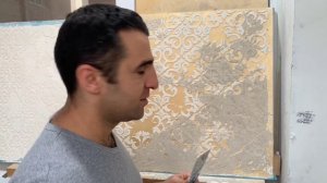 МАСТЕР КЛАСС. Декор стен своими руками. Трафарет для стен + фактурная штукатурка