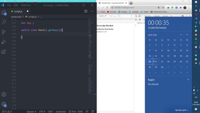 11-JAVASCRIPT Dersleri, switch-case statements смотреть онлайн