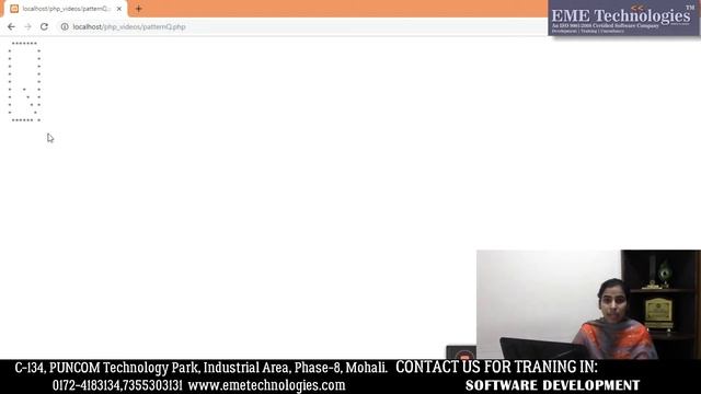How to Print Alphabet letter 'Q' using Star in PHP смотреть онлайн