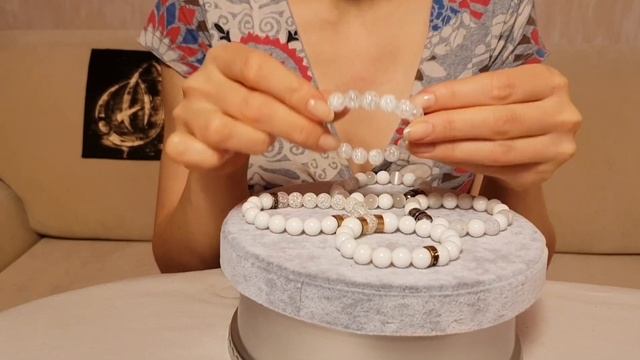 Сахарный кварц. Браслет. Свойства. смотреть онлайн