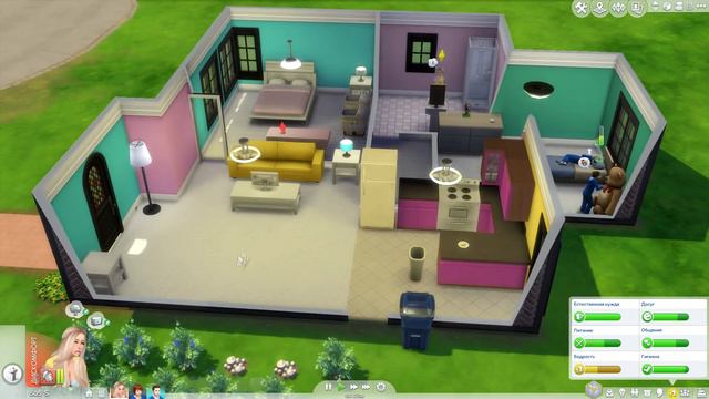 The Sims 4: Challenge "100 детей" #5 - Ребенок помешал... смотреть онлайн