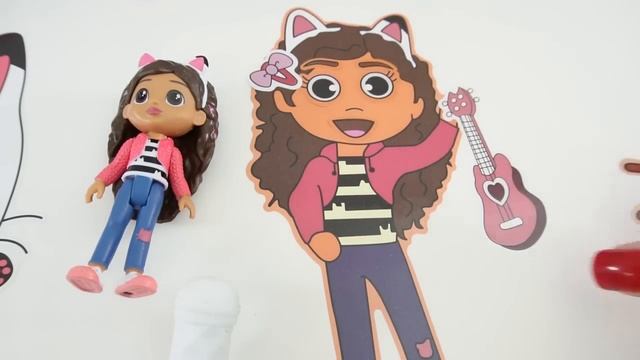 Gabby's Dollhouse Make a Silly Funny Face Sticker Activity смотреть онлайн