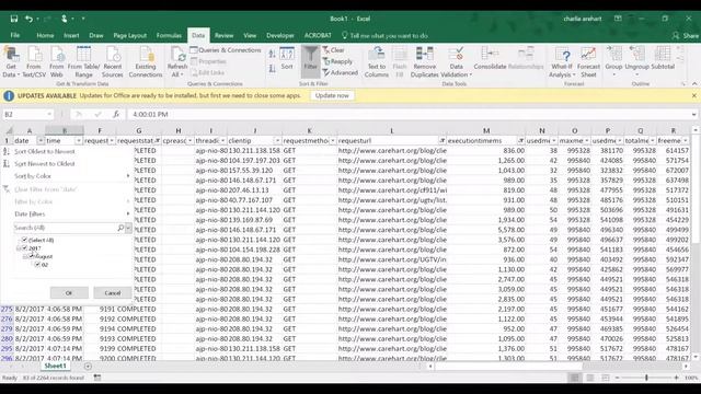 How to perform Java application Log Analysis using Excel смотреть онлайн