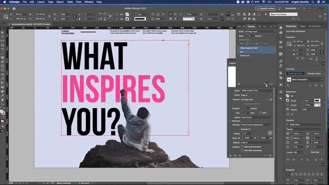 Create Animated Presentation Slides In Adobe InDesign смотреть онлайн