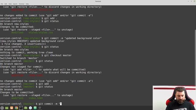 Web Dev 6 - 6 Git Branching смотреть онлайн