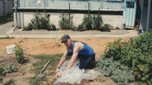 Пруд из покрышки