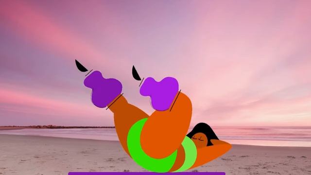 Videophone Sports On The Beach Fitness Classes 1 /Видеофон спорт на пляже фитнес занятия 1