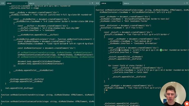 CRM from scratch with Bun - Ep 005 - Code overview + adding/deleting custom fields. смотреть онлайн