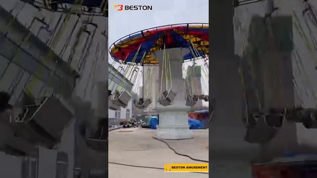 Beston Аттракцион цепочная карусель для 36 человек испытание на заводе смотреть онлайн