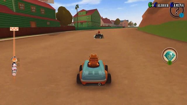 Garfield Kart Fast & Furry Android iOS Gameplay смотреть онлайн