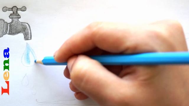 Wasserhahn zeichnen ? Mensch malen ? Wasser schützen ? Save Water drawing ? рисуем берегите воду смотреть онлайн