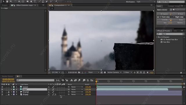 Как работать в программе Adobe After Effects CS6 - Полный обзор программы. Быстрый старт начинающих смотреть онлайн