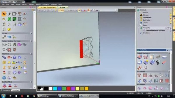 Artcam 2012  How import STL Model and next steps  Part 1