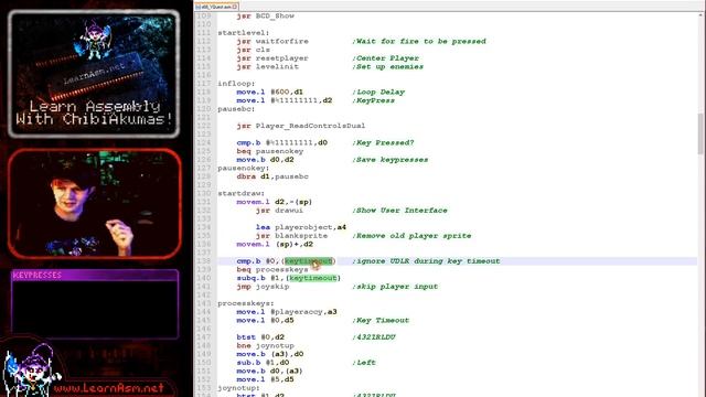 x68000 Specific code - 68000 ASM Lesson YQuest2 смотреть онлайн