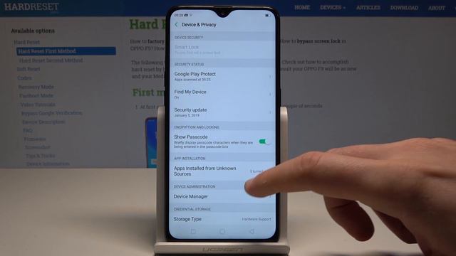 How to Clear Credentials in OPPO F9 - Delete Certificates смотреть онлайн