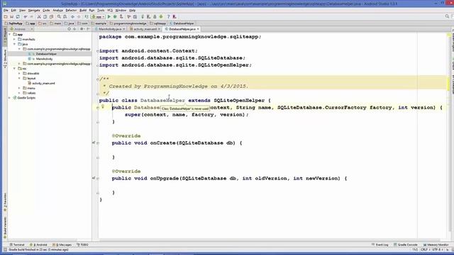 Android SQLite Database Tutorial 1 # Introduction + Creating Database and Tables Part 1 YouTube смотреть онлайн