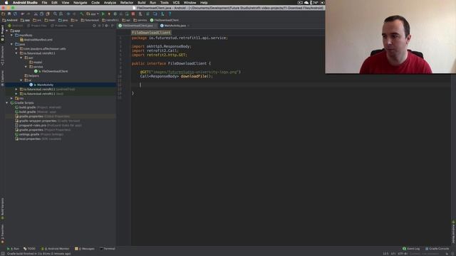 Retrofit Tutorial — How to Download Files from Server смотреть онлайн
