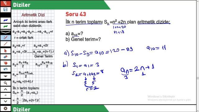 Aritmetik Geometrik Dizi - Tuncer Hoca - #Matematik - AYT смотреть онлайн