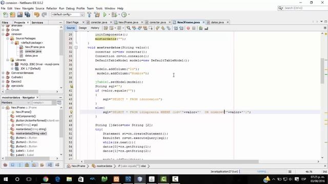 Como conectar una base de datos Workbench con Netbeans y realizar distintos procesos смотреть онлайн
