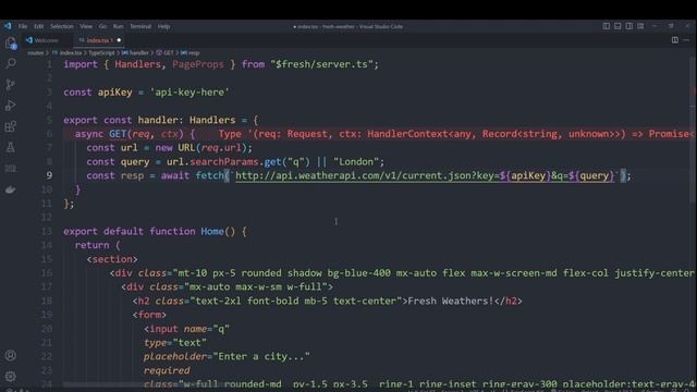Build a Weather app with Deno and Fresh смотреть онлайн