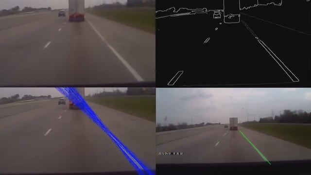 Road Marking Tracking Test Python OpenCV v1 смотреть онлайн