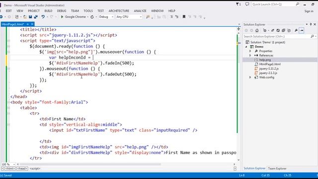 jQuery mouse events смотреть онлайн