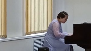 Гайнетдинова Анна Бах Трехголосная инвенция до минор