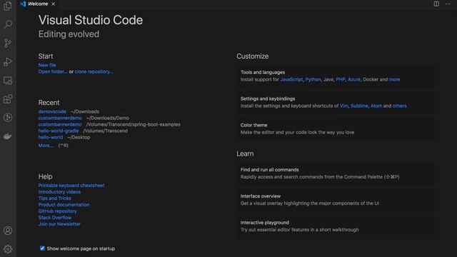 Spring Boot Hellow world gradle application generation using vscode editor смотреть онлайн