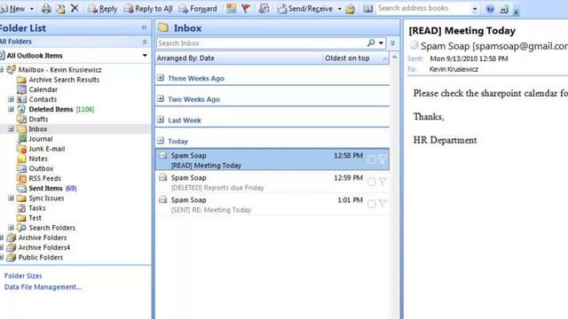 Spam Soap Message Continuity and Archiving Tutorial for Users смотреть онлайн