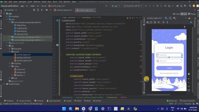 Login and Signup using Firebase Realtime Database in Android Studio | Explanation Video смотреть онлайн