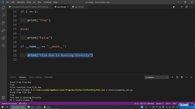 Learn Python in Arabic #128 - Advanced Lessons - __name__ And "__main__" смотреть онлайн