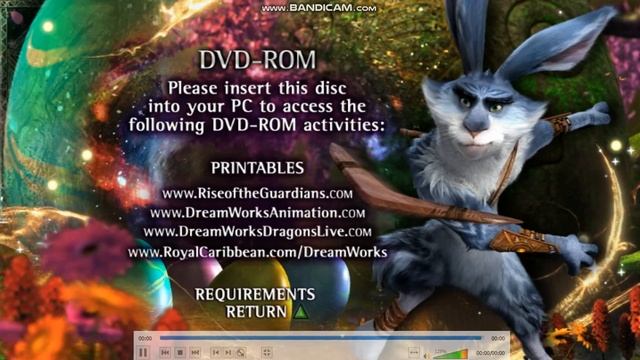 Rise Of The Guardians DVD Menu Walkthrough смотреть онлайн