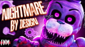 FNAF SONG "Nightmare by Desing" (ANIMATED) | На русском