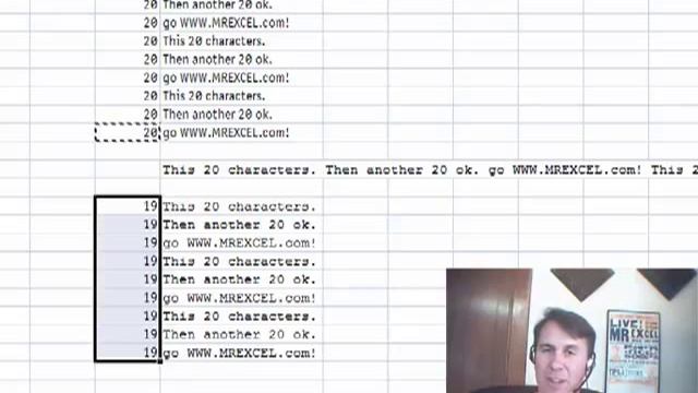 Excel - Excel Tutorial: How to Split Words into 20 Characters in Excel (No Wrap Text) - Episode 110 смотреть онлайн