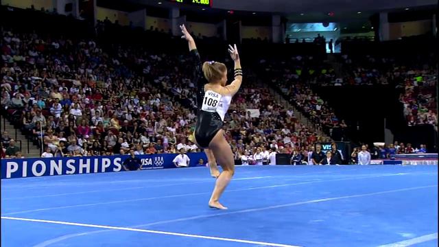 Shawn Johnson - Floor Exercise - 2008 Visa Championships - Day 2 смотреть онлайн