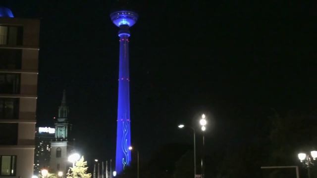 FESTIVAL OF LIGHTS 2012, BERLIN, FERNSEHTURM | Full HD смотреть онлайн